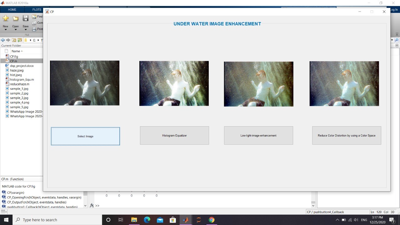 GitHub - yashnikhare22/Under-Water-Image-Enhancement: Images captured ...