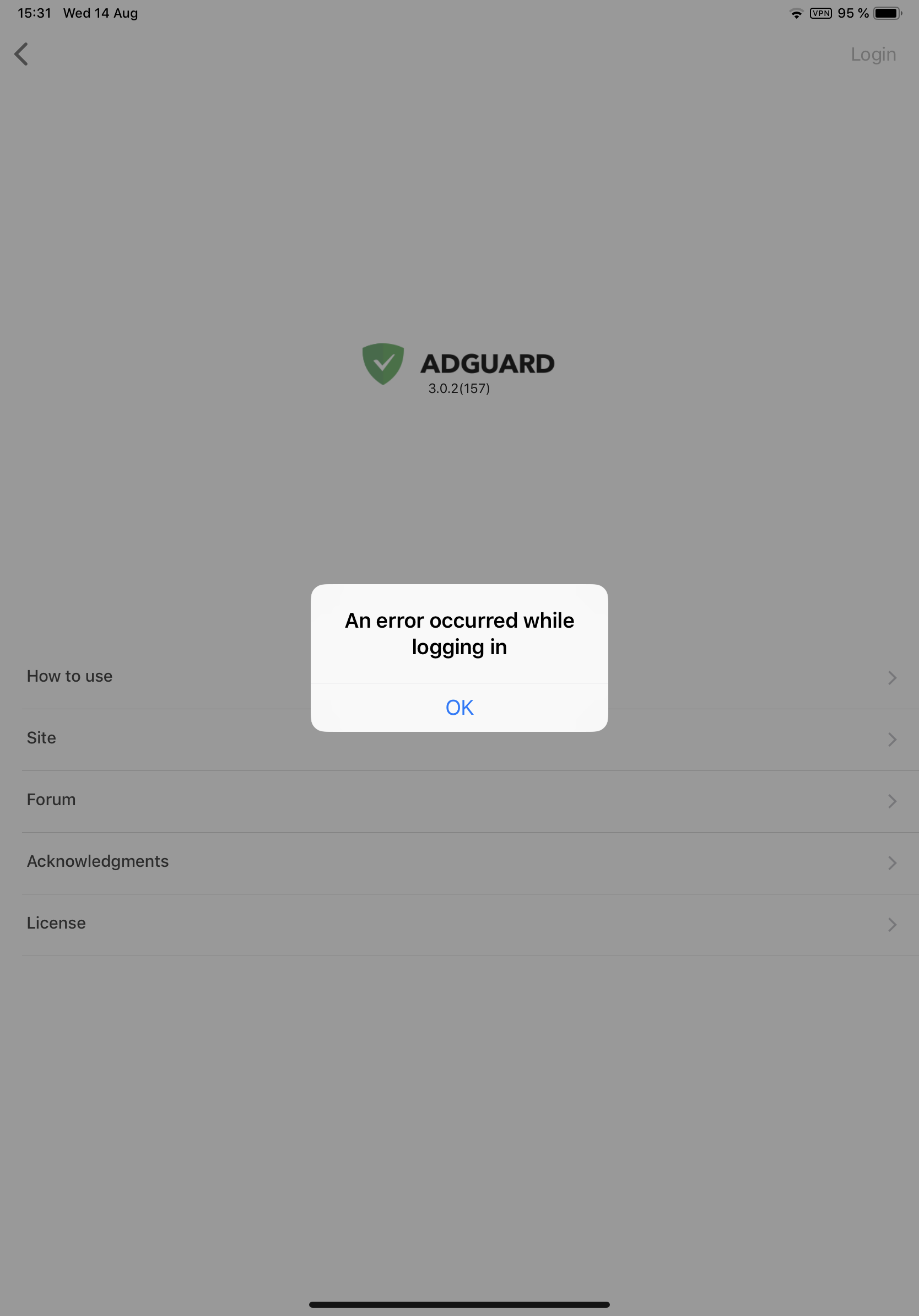 Cannot login anymore to Beta version · Issue #1182 · AdguardTeam ...