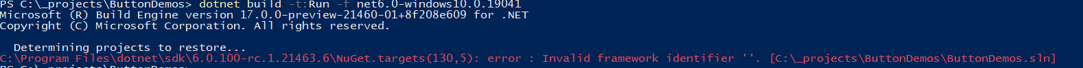 [Bug] Unable to build app over command line · Issue #2754 · dotnet/maui ...