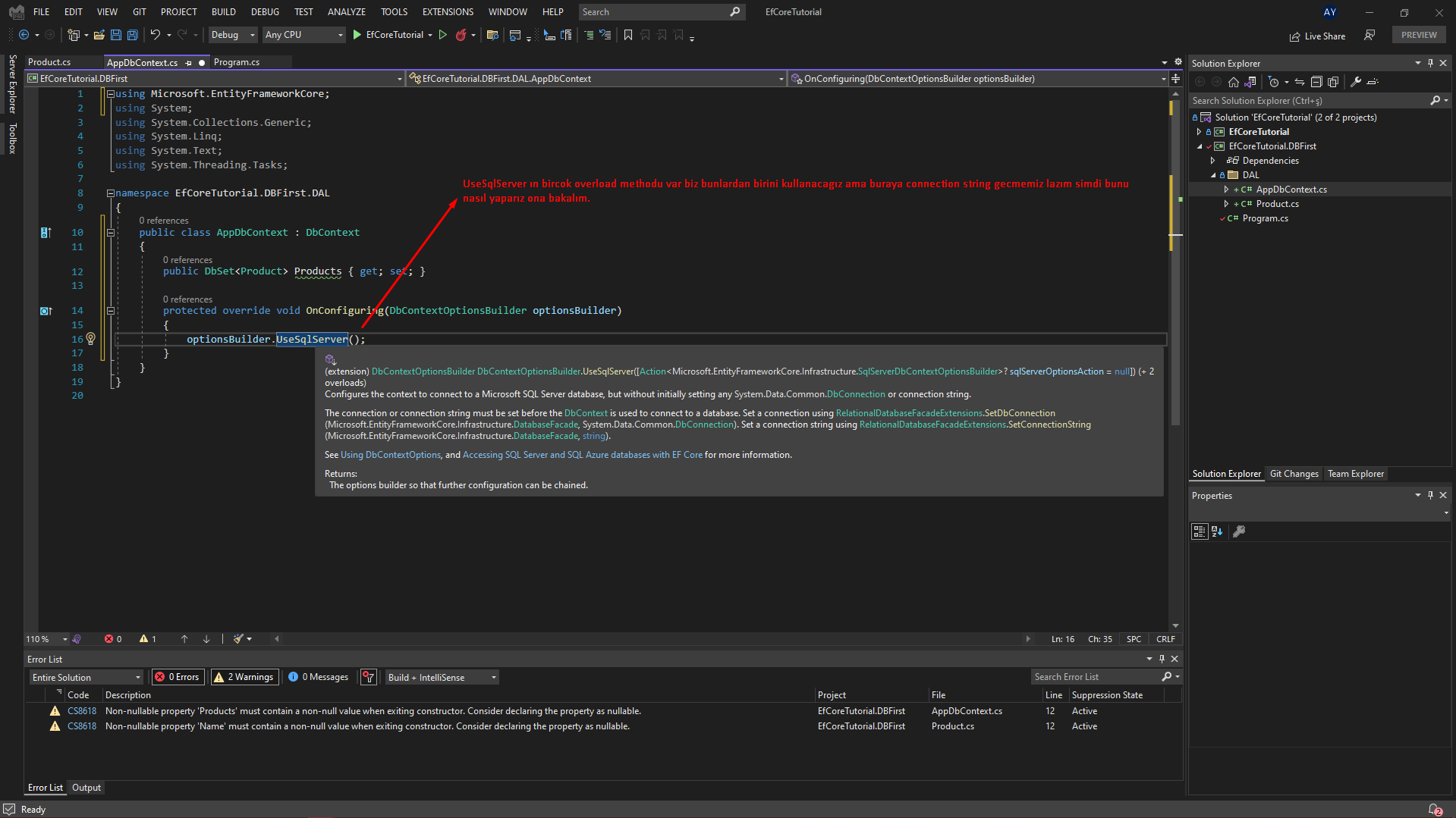 GitHub - alicanyilmazz/EfCoreTutorial