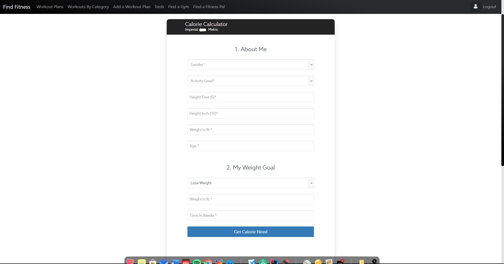 GitHub - Aelbish/Fitness-Finder: This is an Express.js web app. This ...