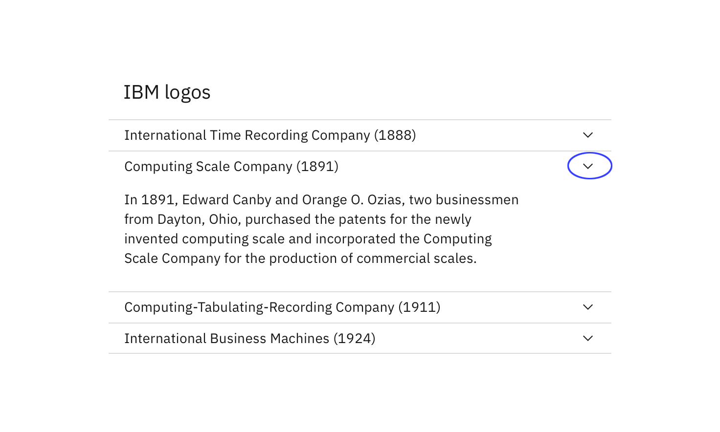 Accordion arrow is pointing in wrong direction when opened · Issue 229