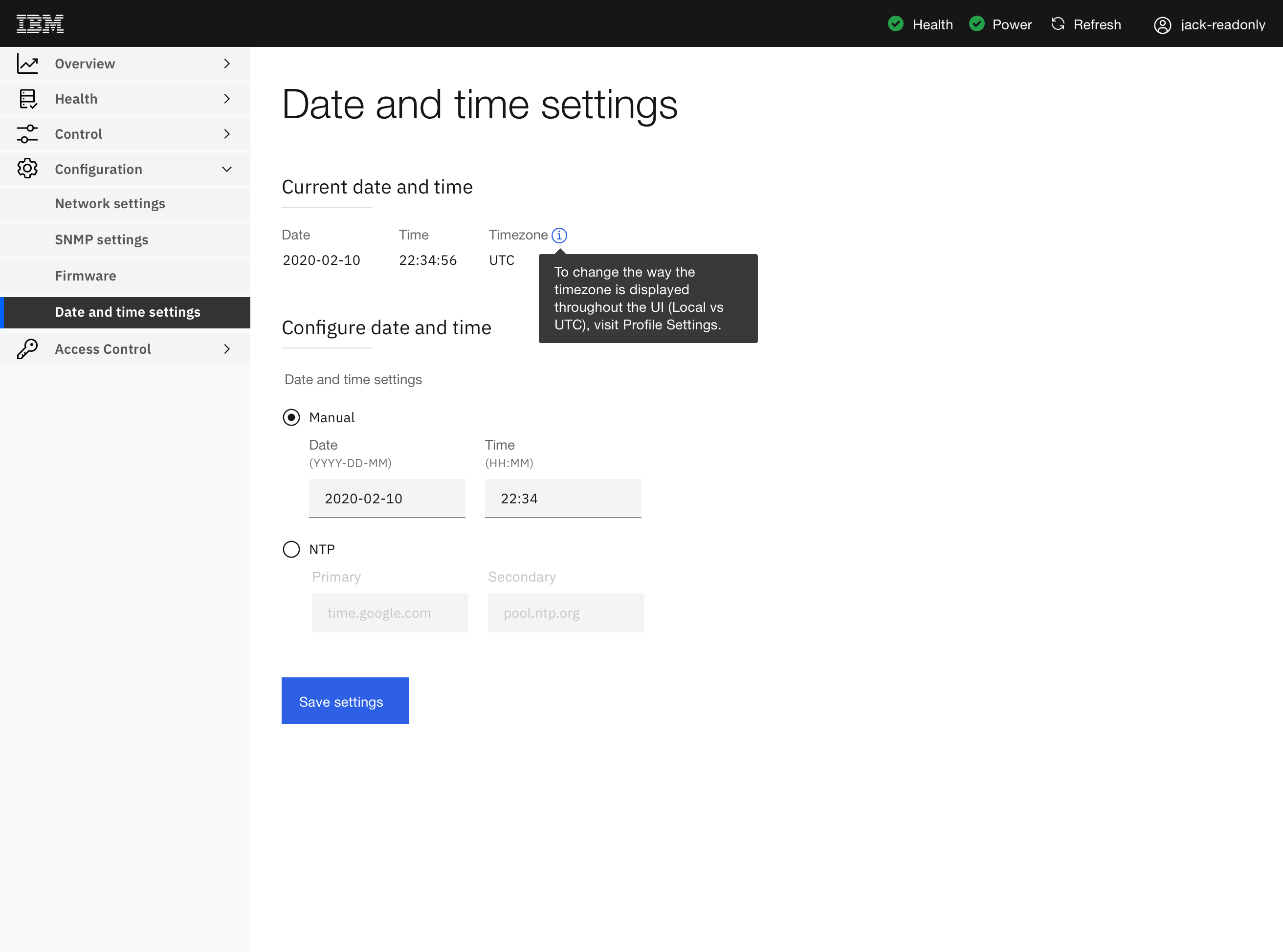 Date And Time Settings Issue 3 Openbmc webui vue GitHub