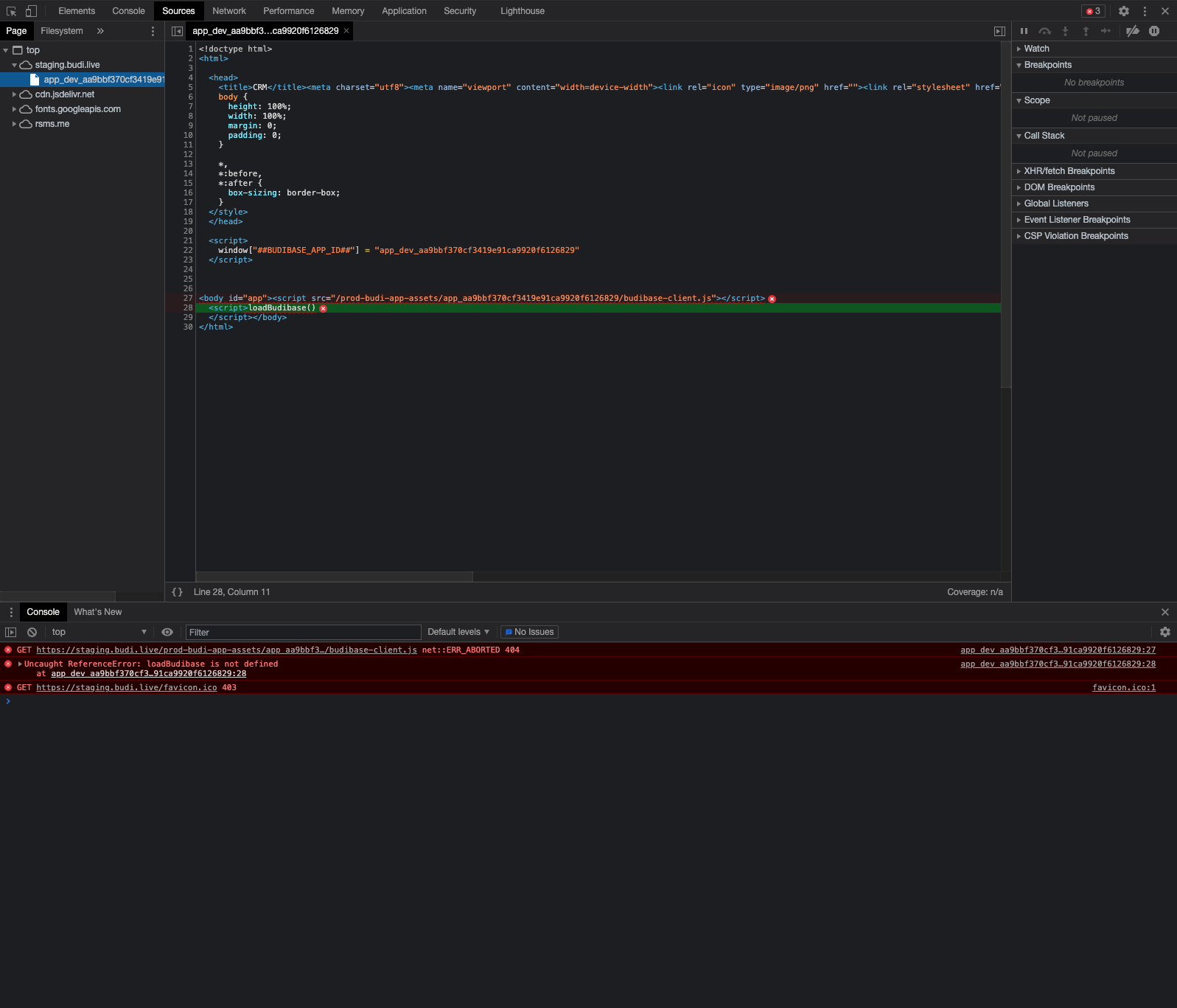 Blank screen when previewing app · Issue #1592 · Budibase/budibase · GitHub