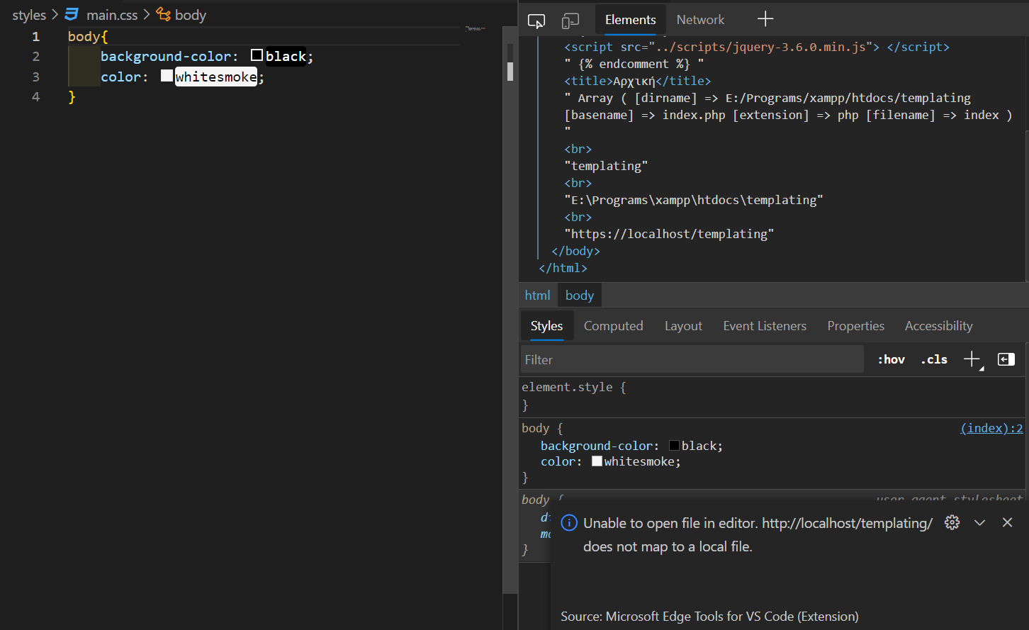Adding the CSS file location, when devtools can't find it. · Issue #529 ...