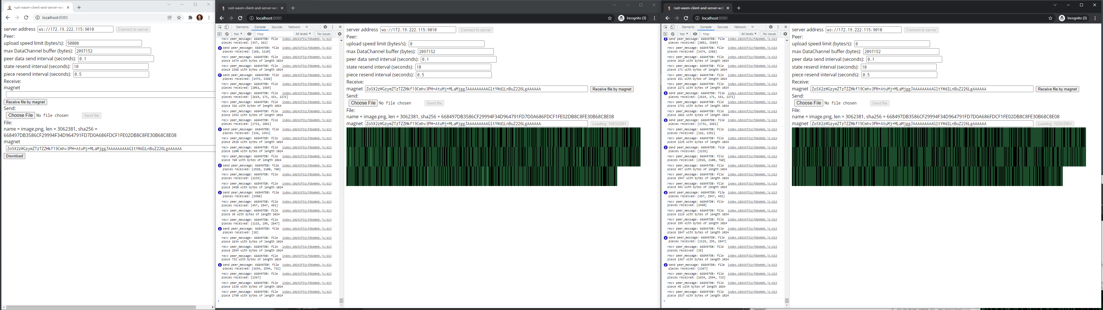 GitHub - zheland/rust-wasm-webrtc-bittorrent-like-file-sharing-example