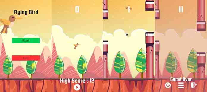 GitHub - mdourki/Flappy-Bird: Flappy Bird is a 2D game made by using ...