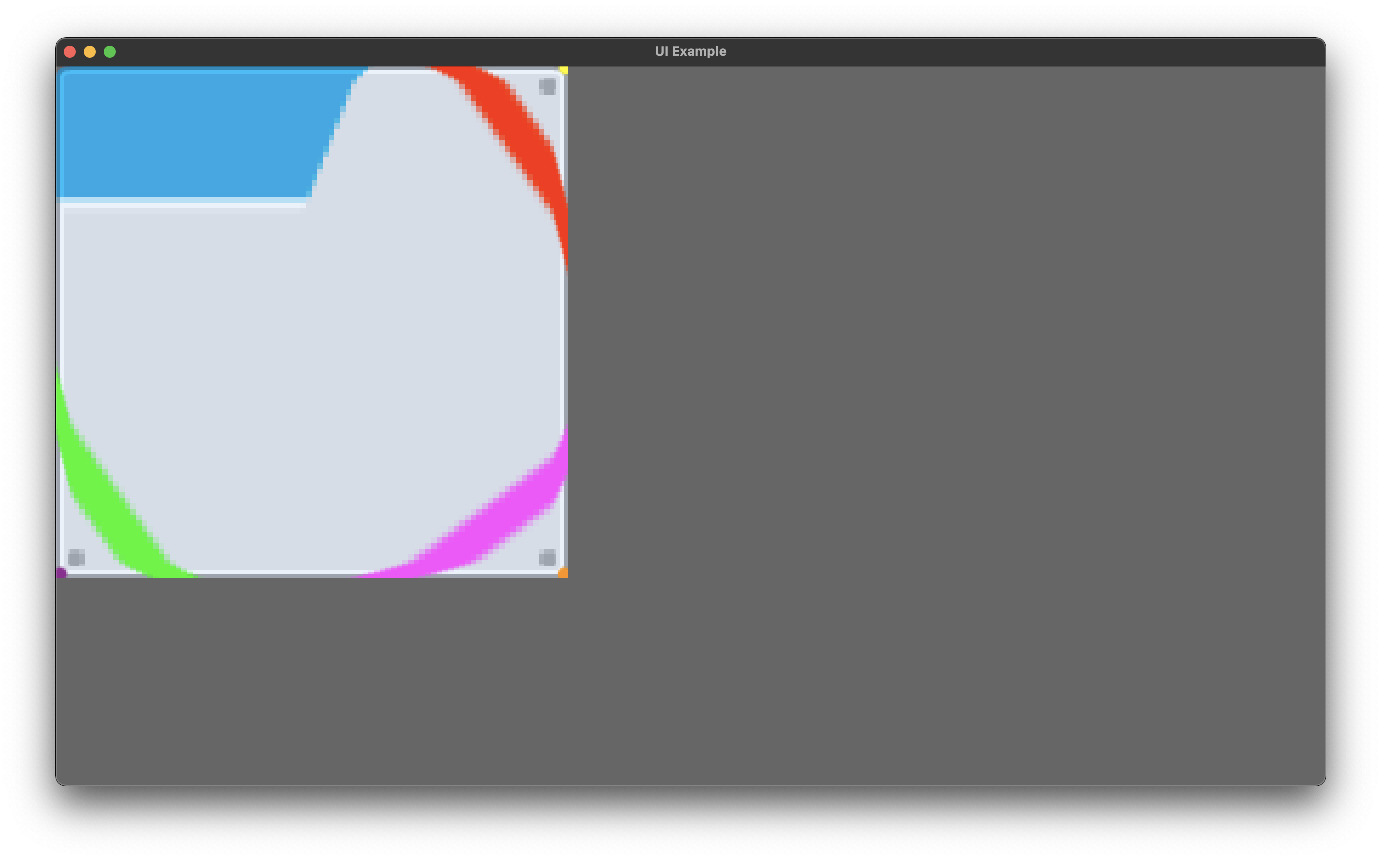 Warped nine patch output
