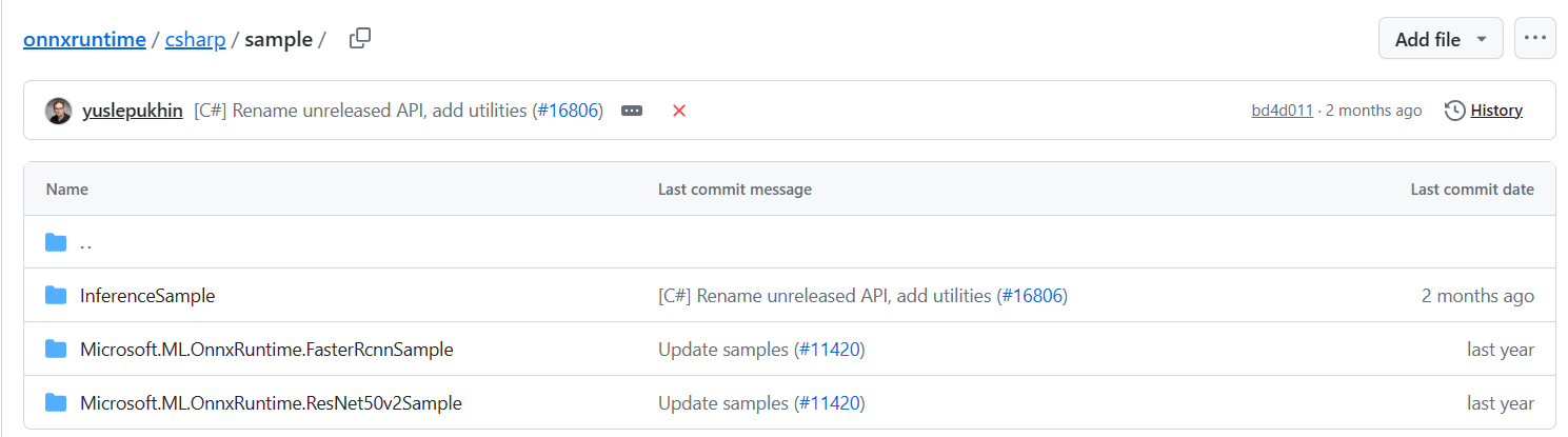 [Training] We need ContribOperatorsSamples in the c# csharp folder ...