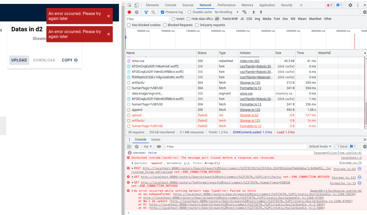 Uploading invalid tags crashes the server · Issue 269 · webgme/webgme