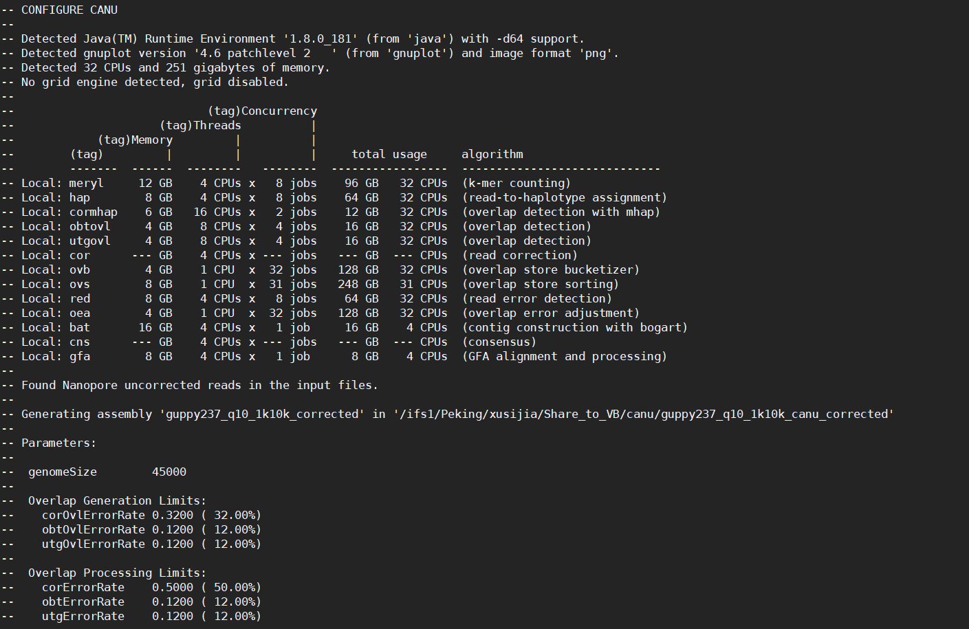 canu error correct for PCR amplicons · Issue #1379 · marbl/canu · GitHub