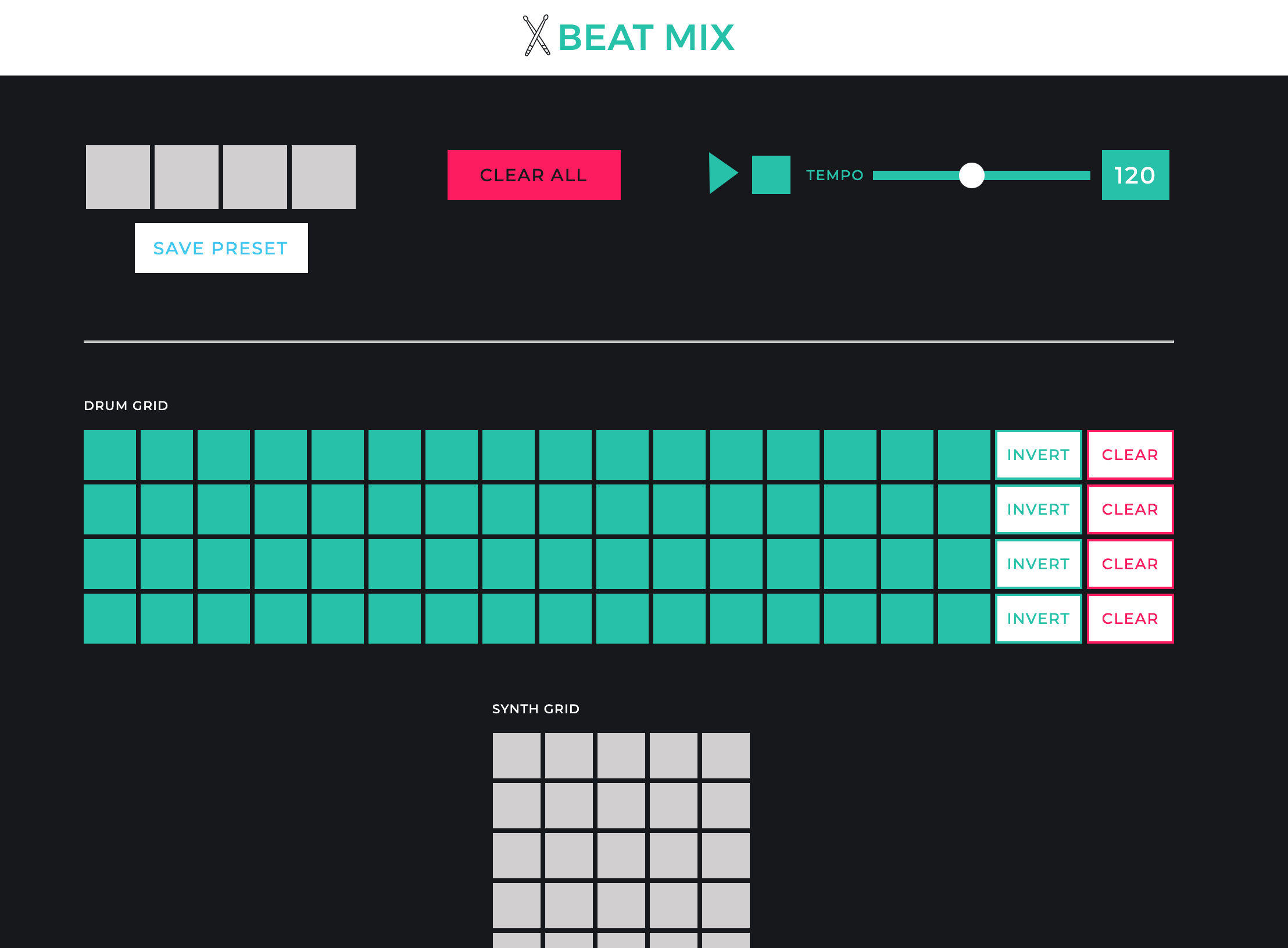 GitHub - jhnns98/beat-mixer: Save up to four beats that you can create ...