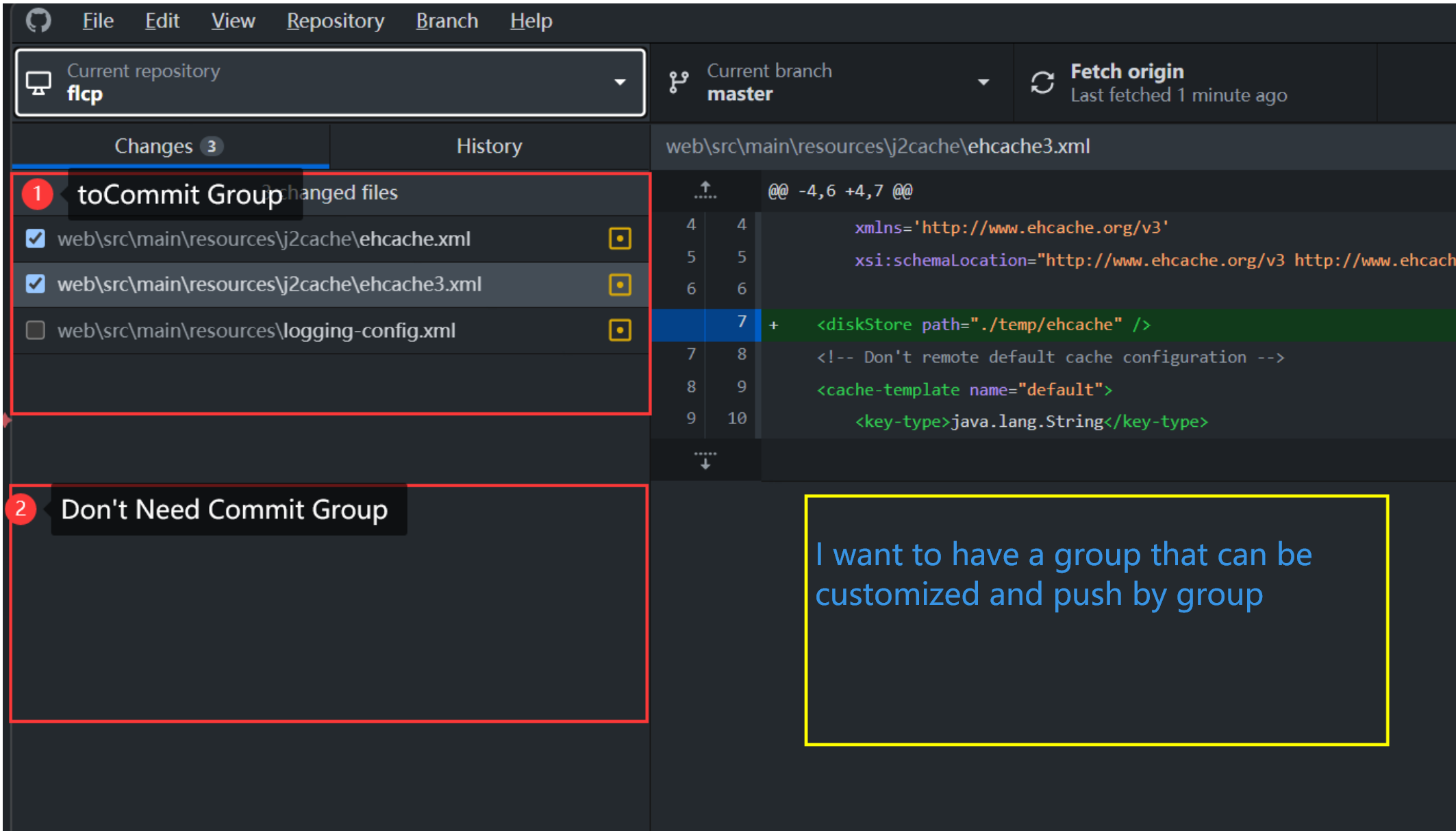 Want to support grouping · Issue #15666 · desktop/desktop · GitHub