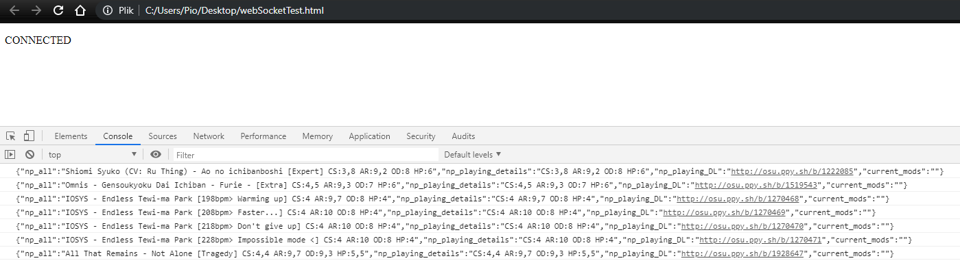 [Feature Request] WebSocket to create cutsom counters · Issue #67 ...