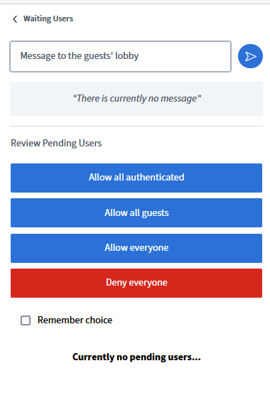 Waiting Users list action has no visual feedback · Issue #15127 ...