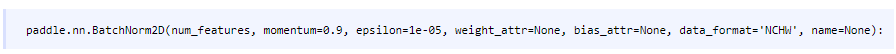 BatchNorm迷惑的参数设置 · Issue #32810 · PaddlePaddle/Paddle · GitHub