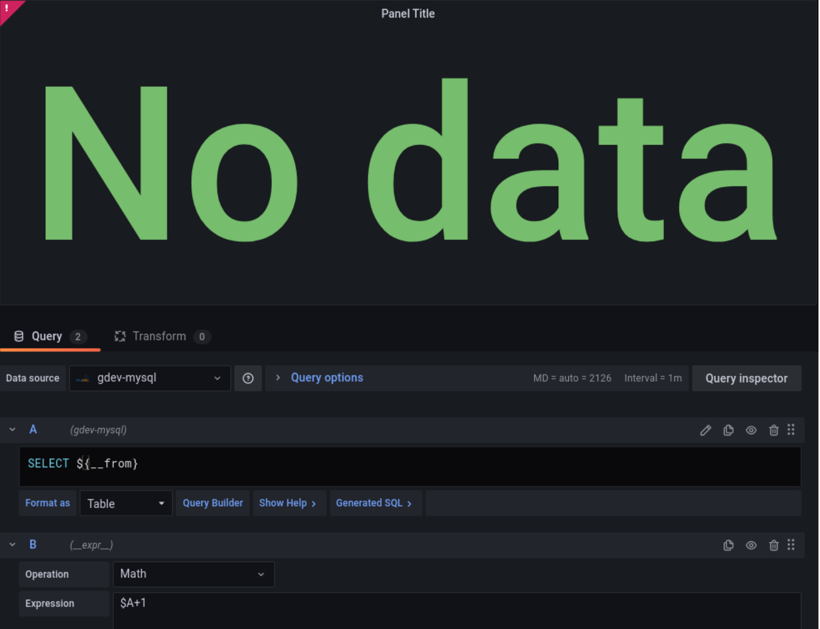Variable replacement does not happen when used in combination with