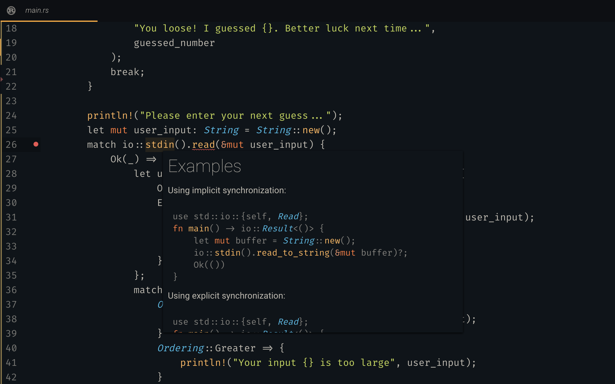 A screenshot of your package
