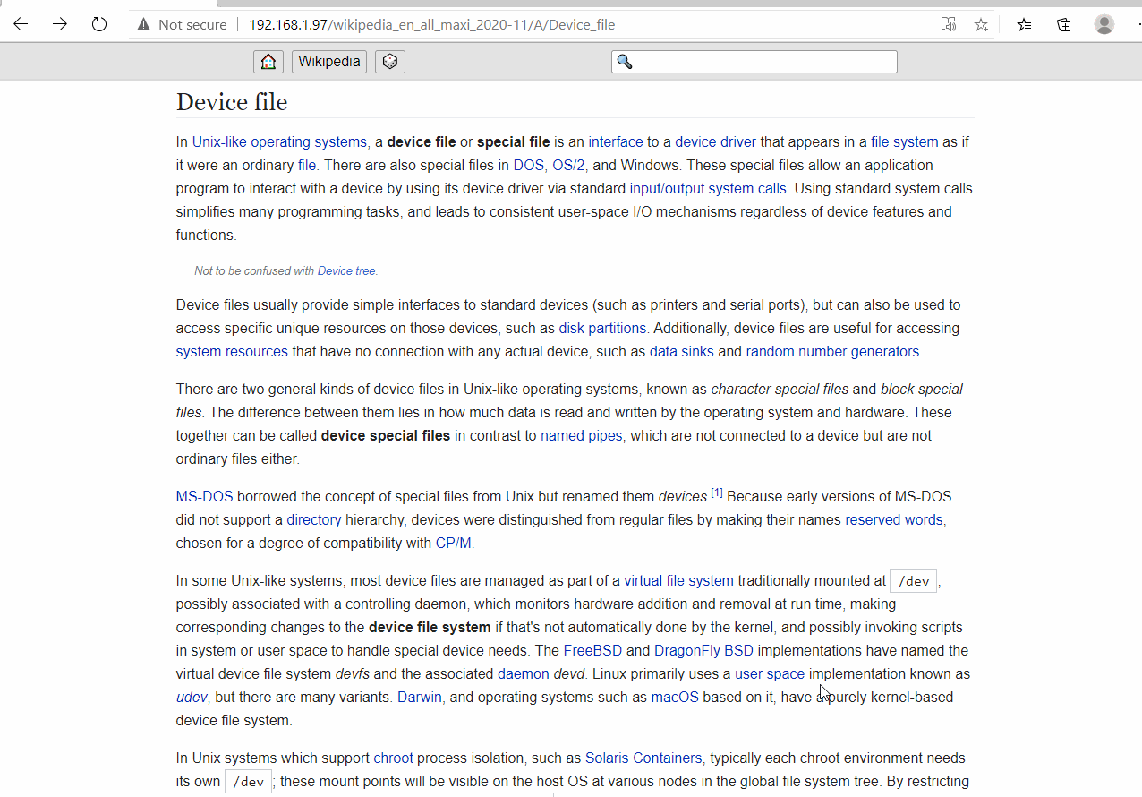 Unable To View Article Names With Forward Slashes On A Wikipedia Zim File Issue 425 Kiwix Kiwix Tools Github