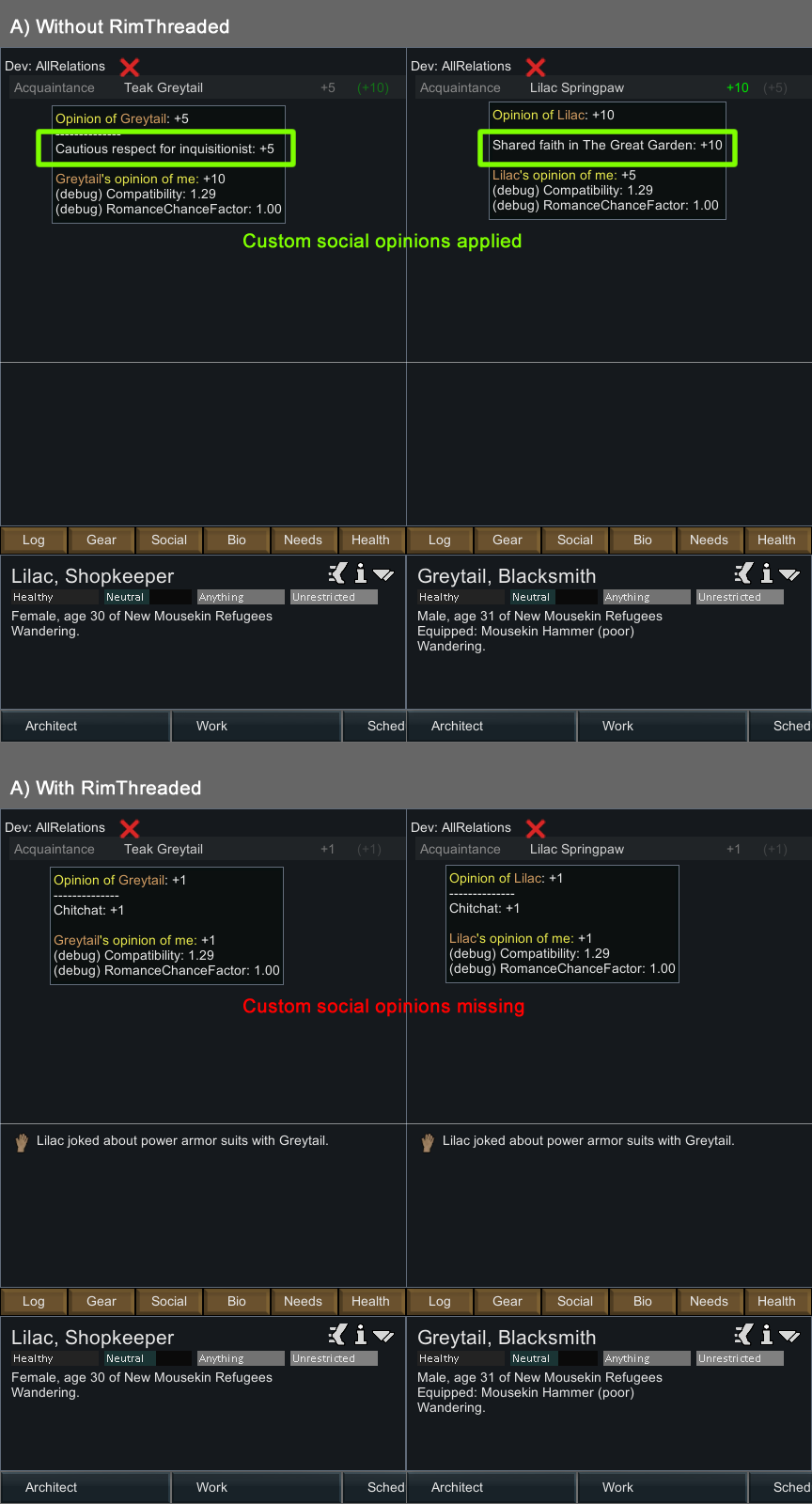 [Humanoid Alien Races & WIP Race Mod] Social opinion modifiers not ...