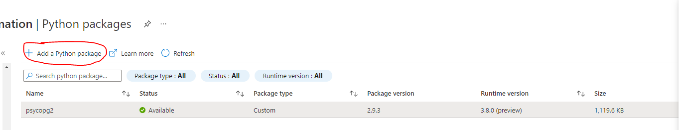 Import Python package for Automation account · Issue #17460 · Azure ...
