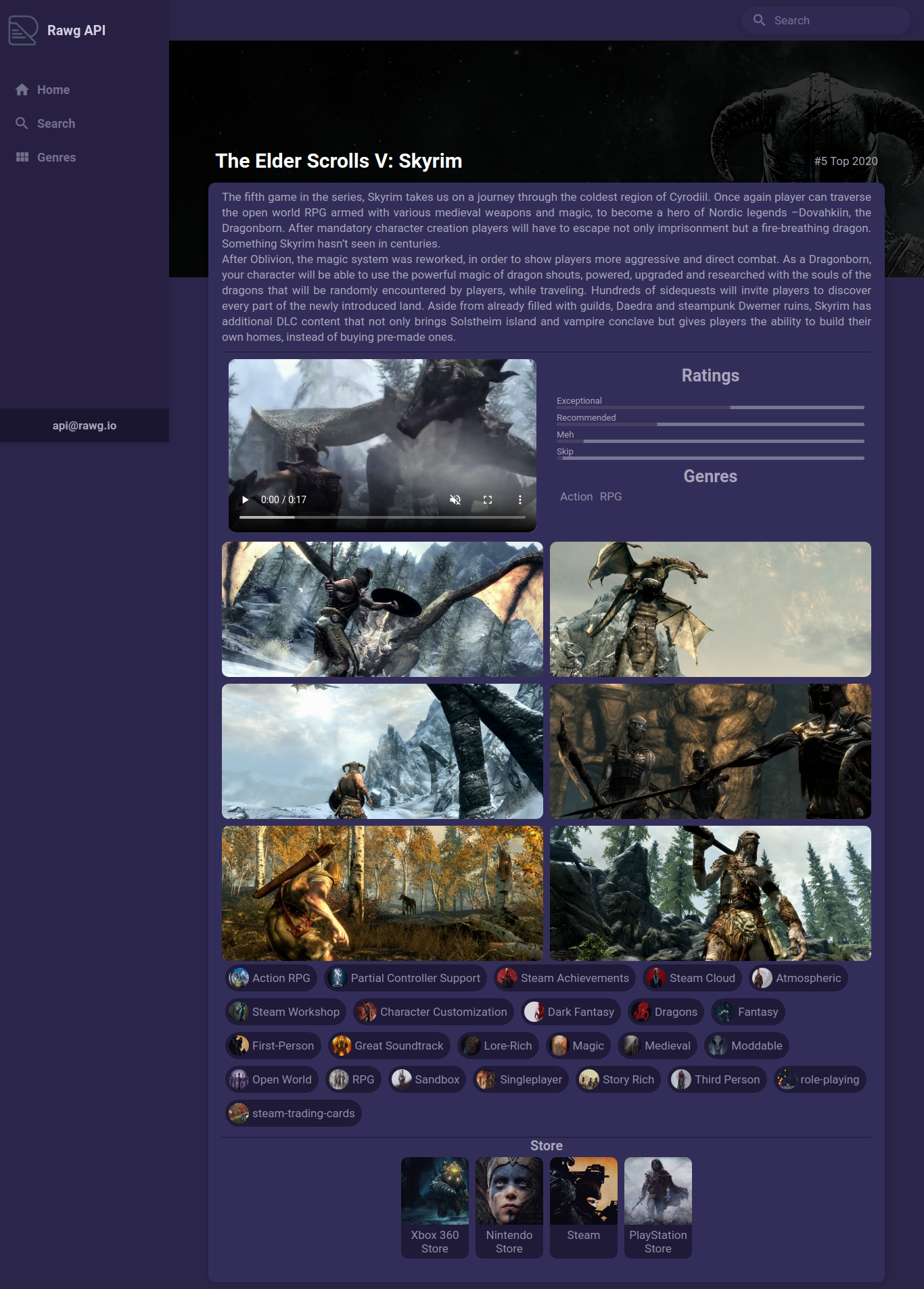Rawg Api GitHub - andrejr971/rawgApi: Consumo da api rawg em php