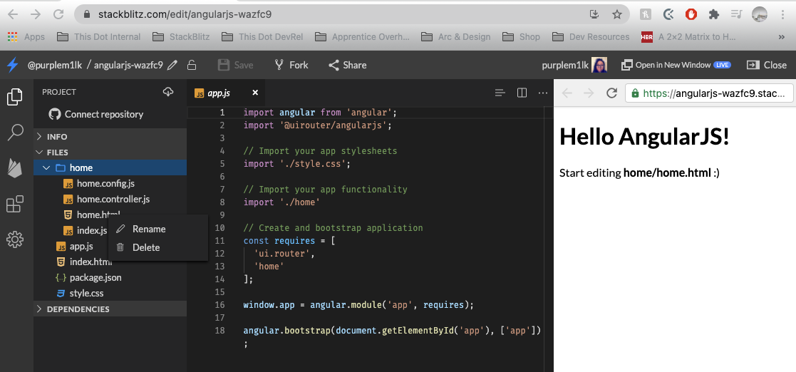Right click on left panel issue · Issue #922 · stackblitz/core · GitHub