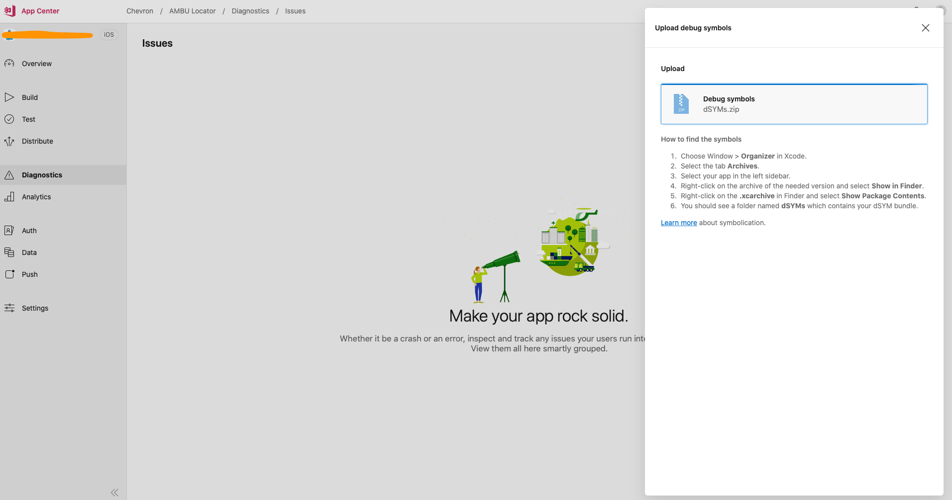 Diagnostics not working · Issue #739 · microsoft/appcenter · GitHub