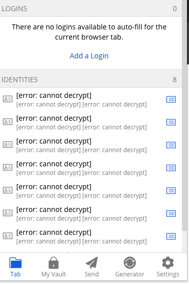 error Cannot Decrypt In Chrome Extension Issue 1463 Bitwarden error Cannot Decrypt In Chrome Extension Issue 1463 Bitwarden