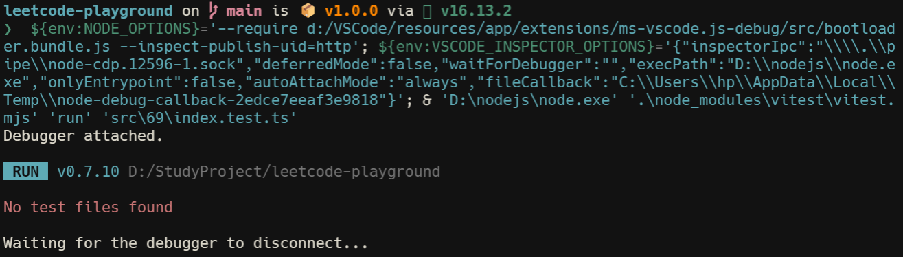 Debug test file on vscode failed · Issue #1023 · vitest-dev/vitest · GitHub