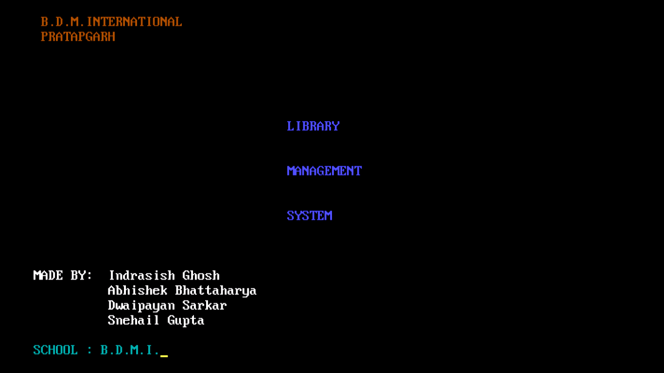 GitHub - Indrasish117/Library-Management-System: A school library ...