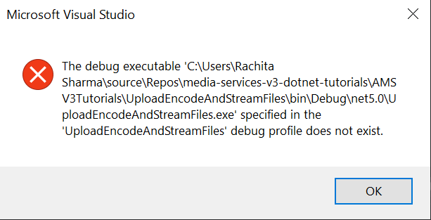 Build error during UploadEncodeAndStreamFiles · Issue #25 · Azure ...