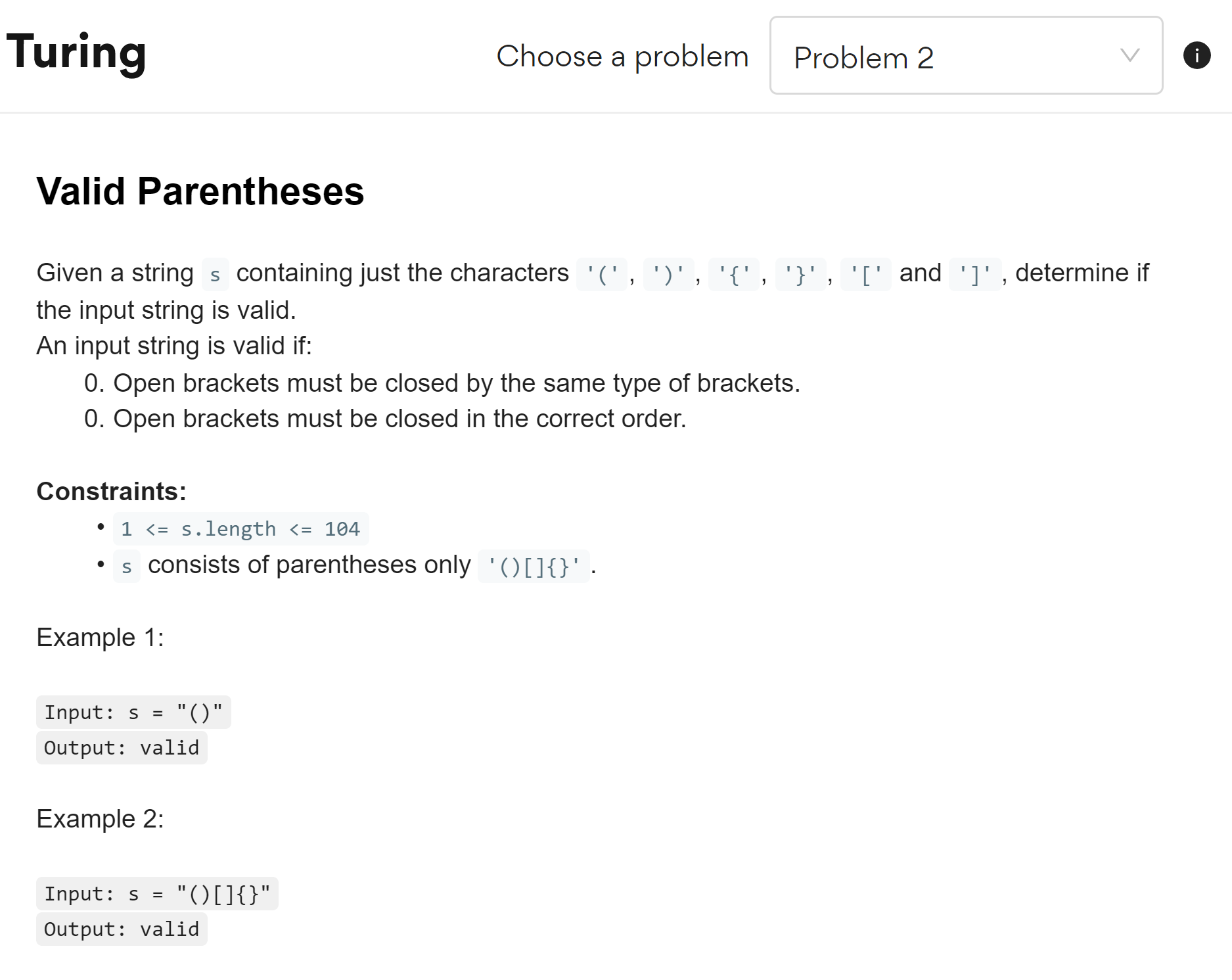 Sample Turing Code Challenge GitHub - Brainykat/TuringChallenge