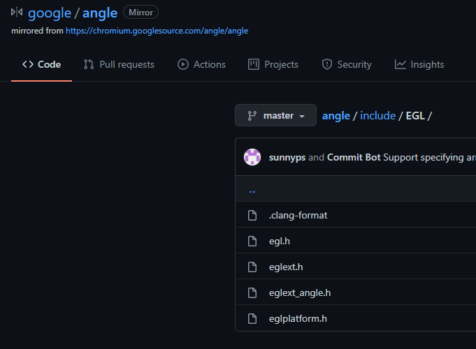[angle] eglext_angle.h missing · Issue #16731 · microsoft/vcpkg · GitHub