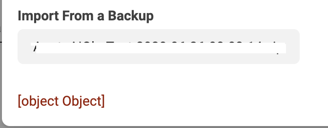 Unable to import from backup. [object Object] · Issue #1821 · wit-ai ...