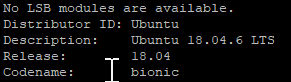 Ubuntu Release Version