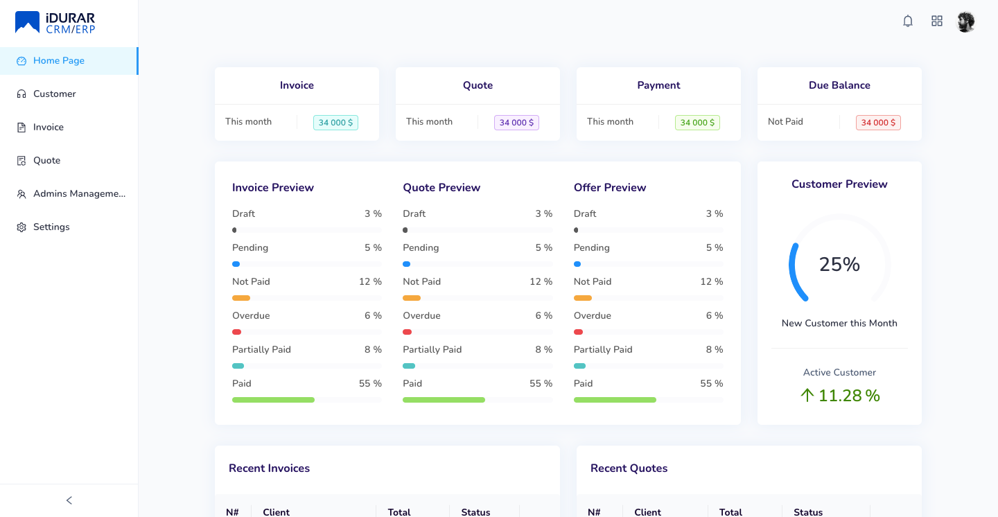 Open "Fair-Code" Source ERP / CRM - MERN Stack (Node.js/React.js)