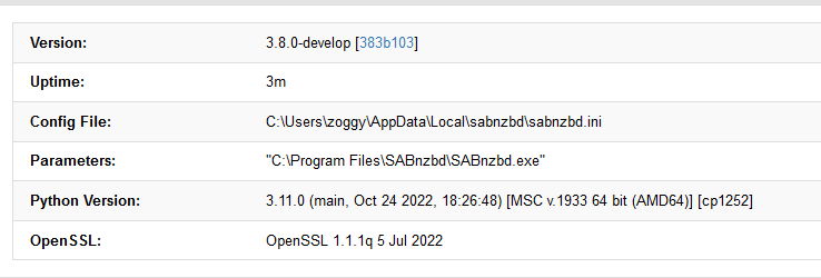 Bugfix/speed python311 by puzzledsab · Pull Request #2362 · sabnzbd ...