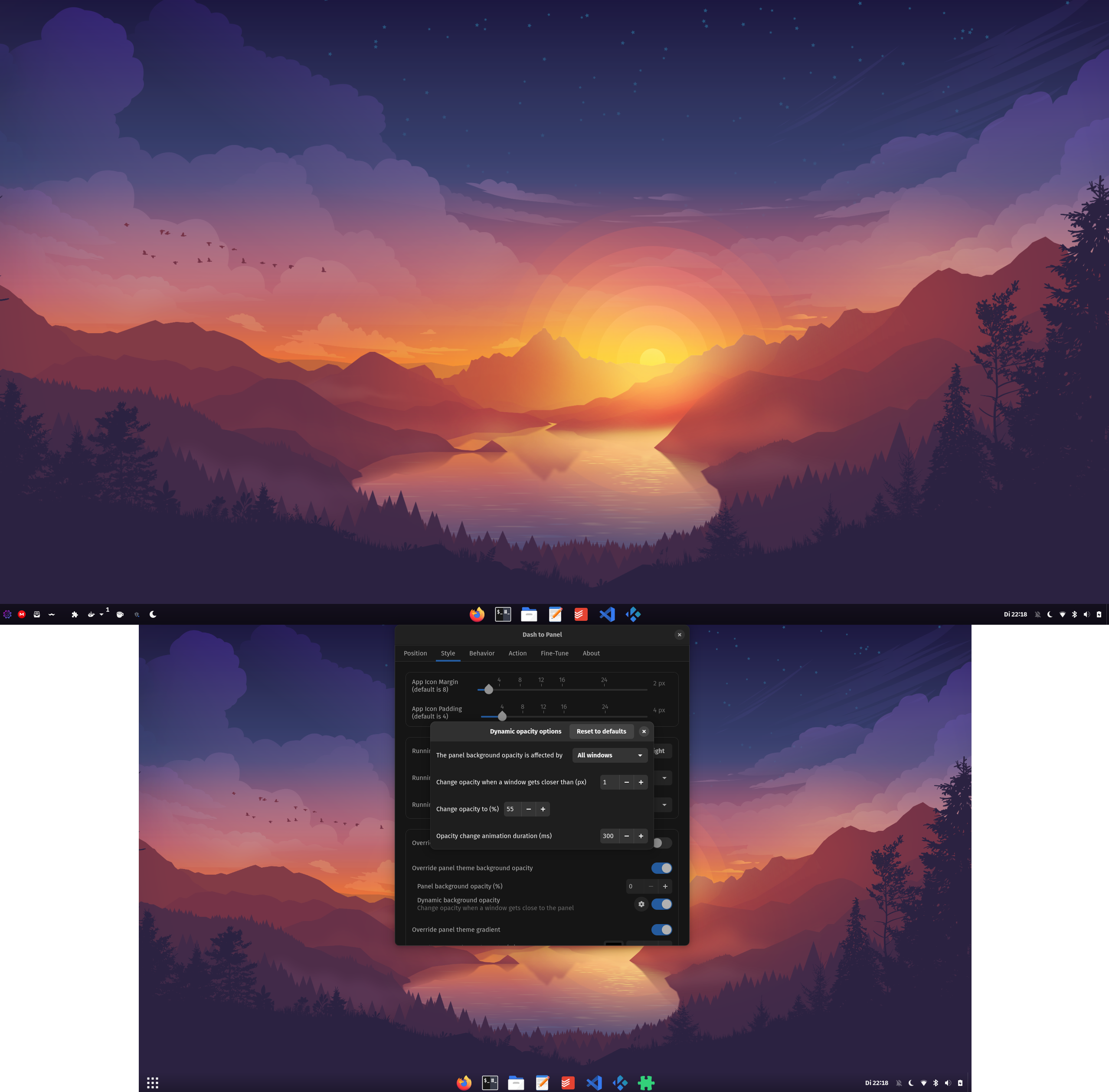 Dynamic Background opacity should only be affected by windows of same ...