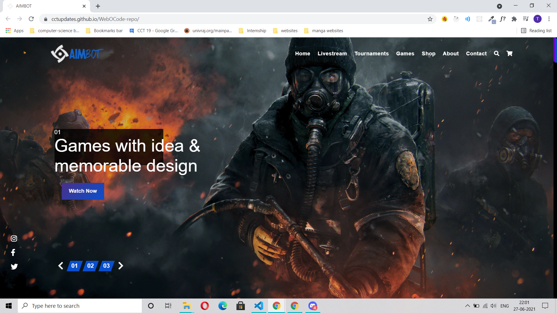 GitHub - Kunalgoel9/EsportsWebsite