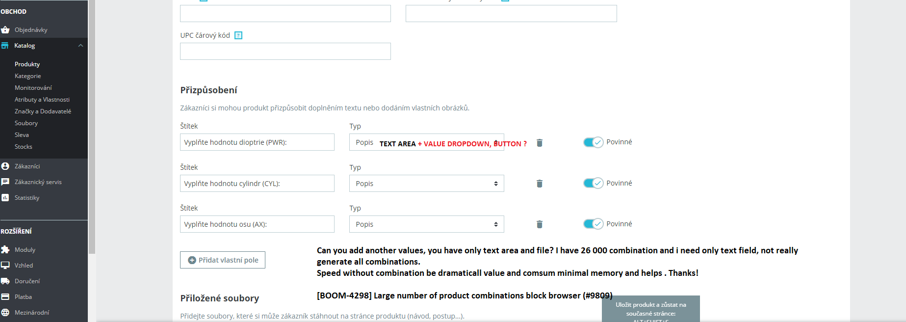 Combination VS simply dropdown