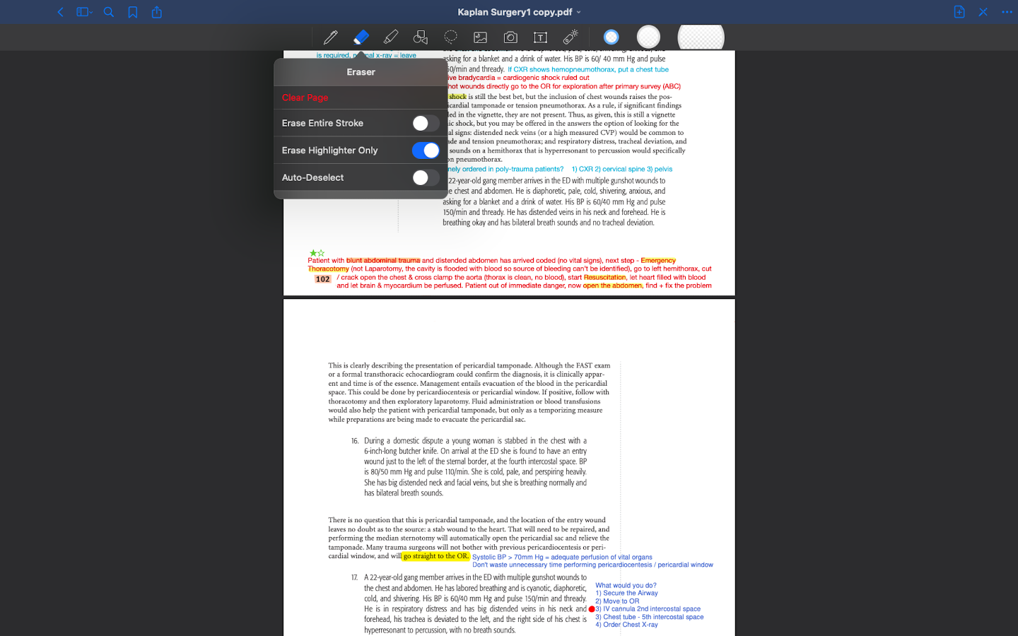 Erase Highlighter only / Erase Entire Stroke · Issue 2348 · xournalpp