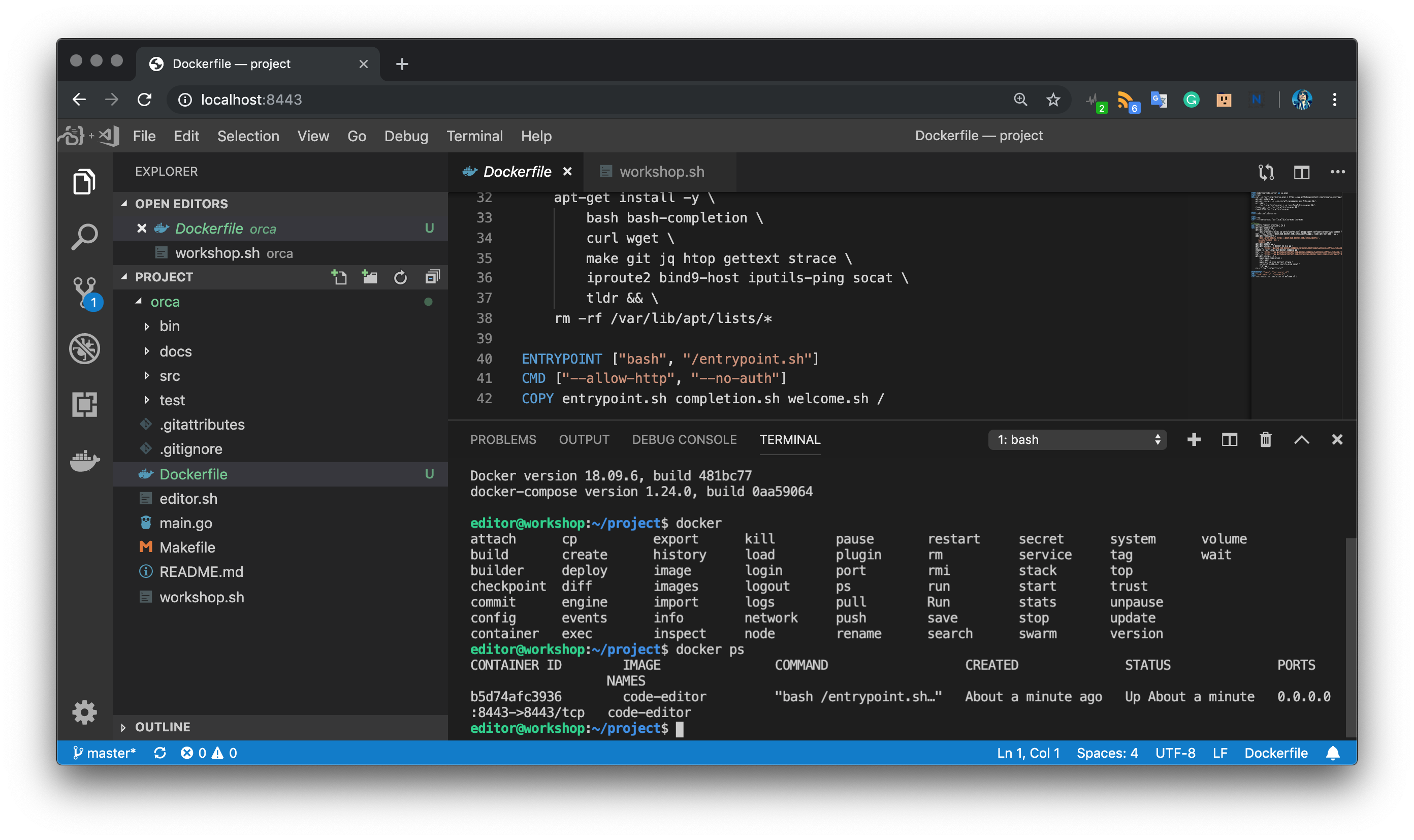 Docker for visual studio code что это