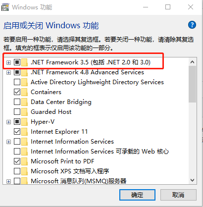 Install net framework3.5 