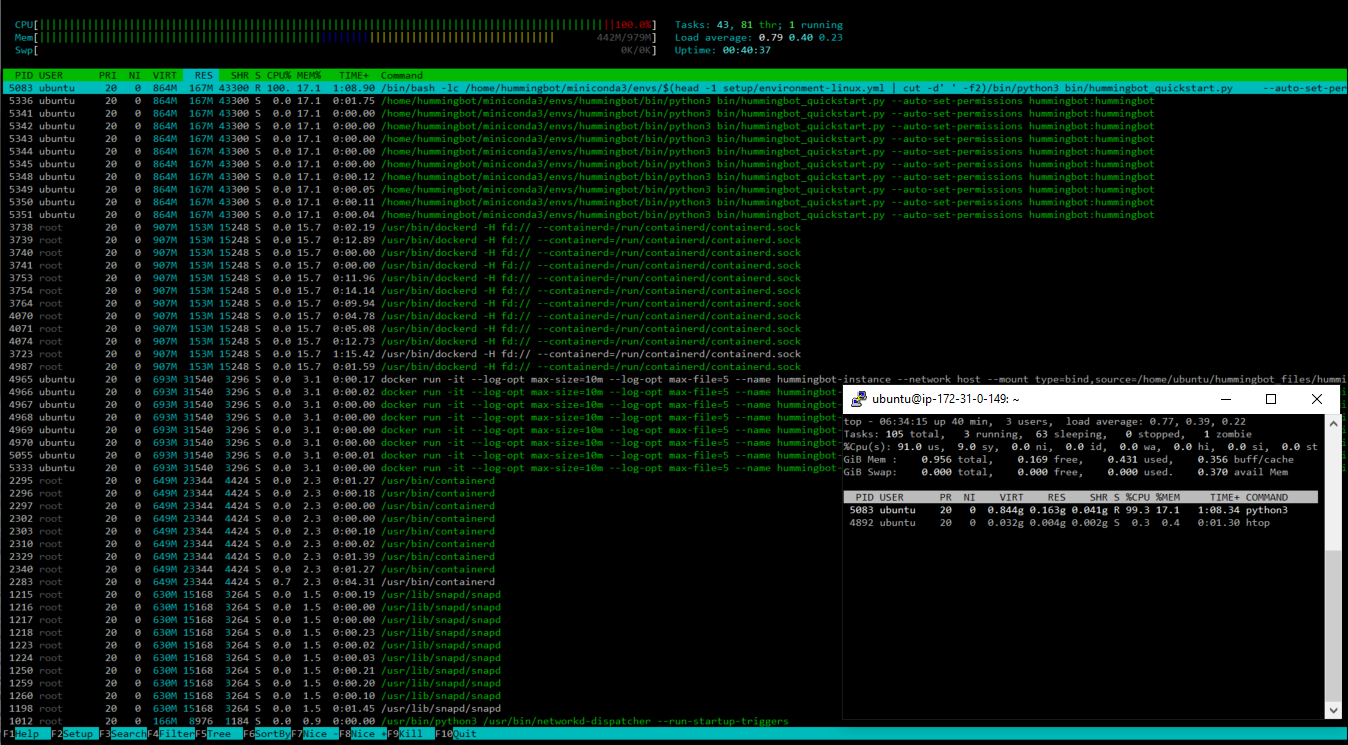 [BUG] high cpu usage after upgrade to v0.29.0 (public beta) using a DEX ...