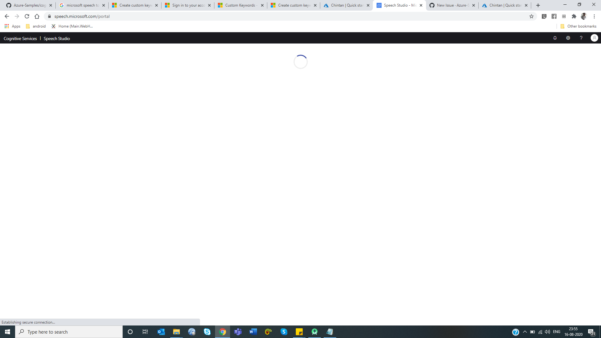 not able to login with speech studio in windows · Issue #770 · Azure ...