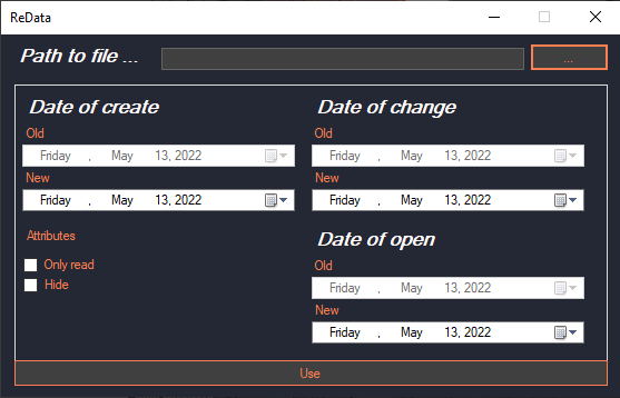 GitHub - DelStez/ReData: Program for laboratory work on "Software and ...