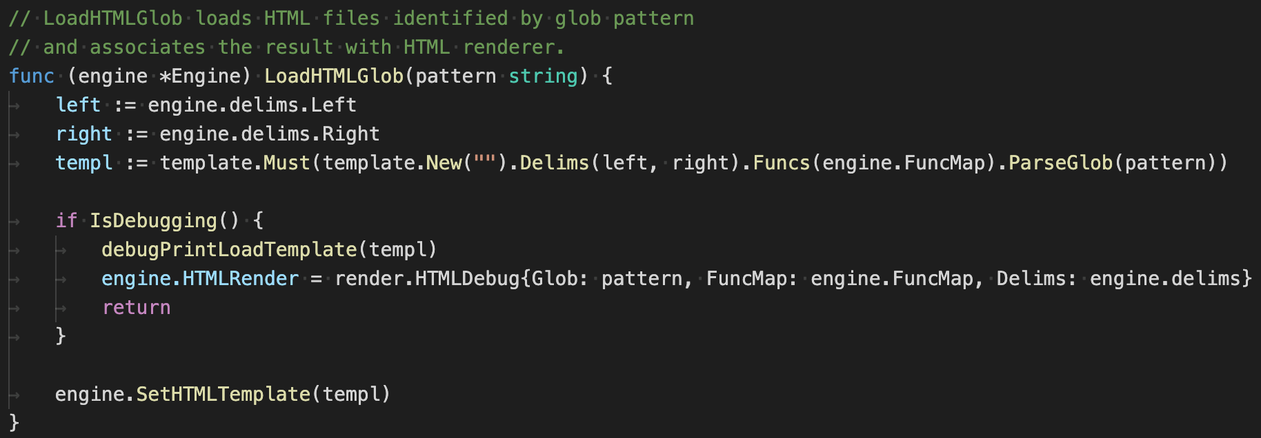 LoadHTMLGlob loads an extra template without a name · Issue 2704 · gin