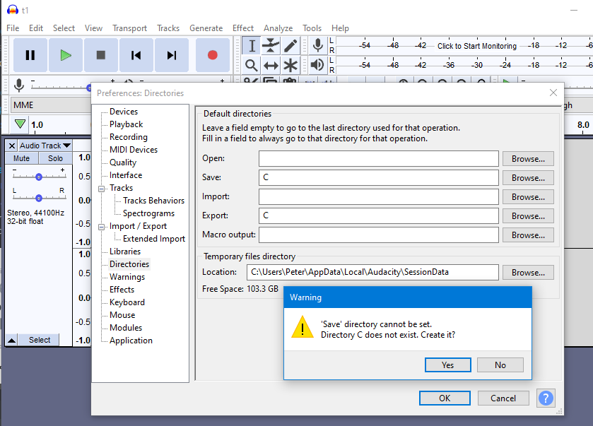 Block on setting the Directory Preference by malevolentstrix · Pull ...
