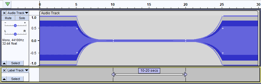 Envelopes can no longer achieve silence · Issue #2371 · audacity ...